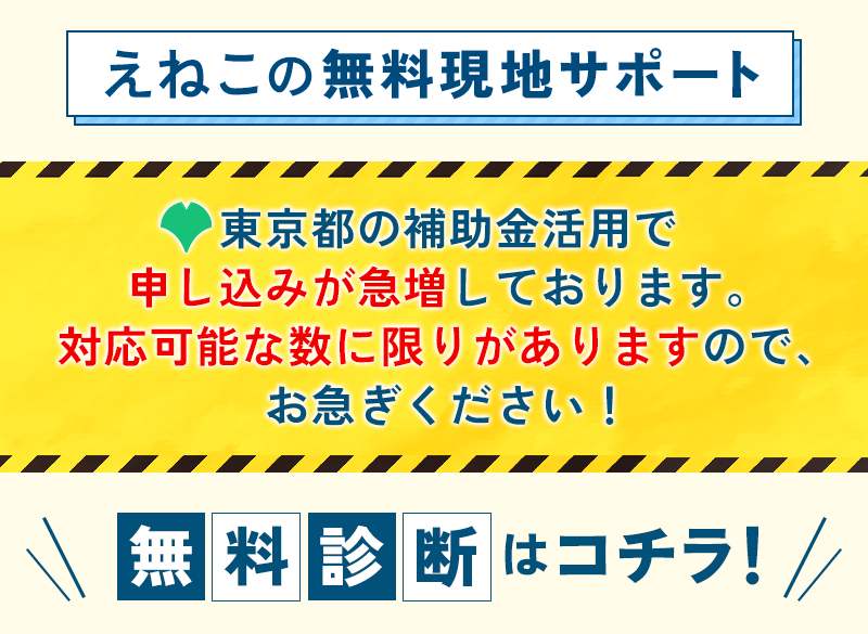 えねこの無料現地サポート