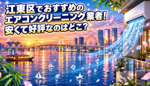 【2026年最新】江東区でおすすめのエアコンクリーニング業者11選！安くて好評なのはどこ？