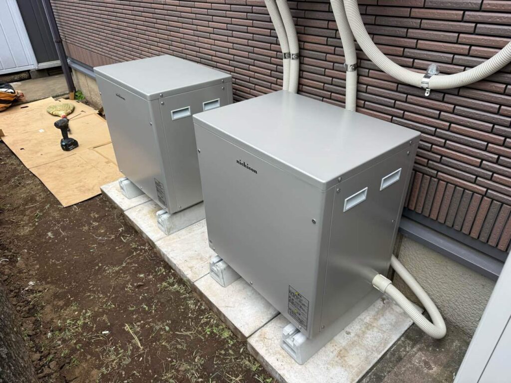 ニチコン蓄電池設置写真