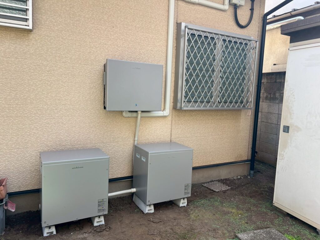 ニチコン蓄電池設置写真